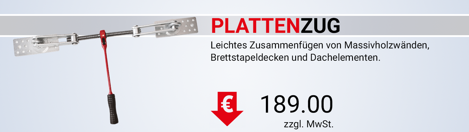 Plattenzug